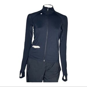 Oysho Fitness Blsck Zip Up Jacket Sz Med